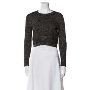 House of Harlow Lurex cropped sweater Size L